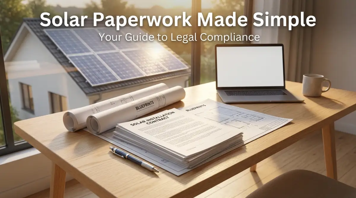 How to Handle Legal Docs for Your Home Solar Project